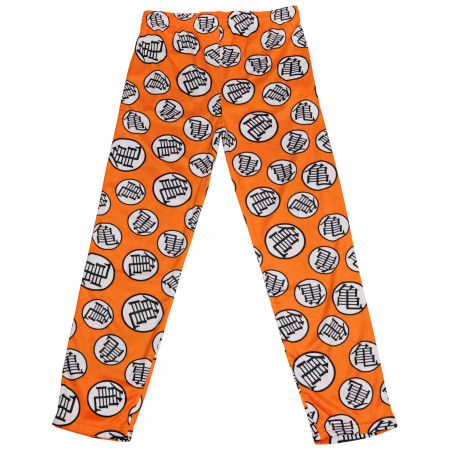 Dragon Ball Z Symbol All Over Print Unisex Pajama Sleep Pants